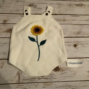 Simplee kids white sunflower bubble